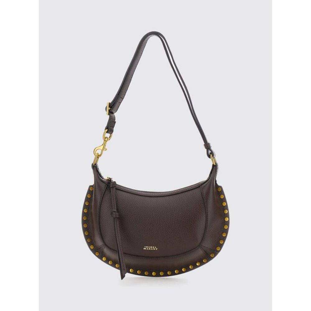 Isabel Marant Women Oskan Moon Studded Leather Hobo Bag Isabel Marant